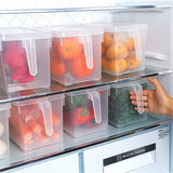 Stackable,Sealed,Handles,Refrigerator,Cabinet,Kitchen,Storage,Container,Boxes,Baskets