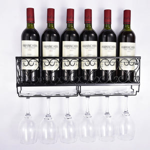 50.2cm,16.5cm,Mounted,Bottle,Glass,Holder,Shelf,Accessory