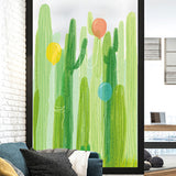 Miico,FX82031,Cactus,Balloon,Painting,Sticker,Glass,Stickers,Stickers,Decoration,Sticker