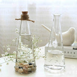 Clear,Glass,Wooden,Bottle,Cutting,Flower,Arrangement,Decor,Ornaments