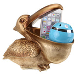 Mouth,Pelecanus,Desktop,Organizer,Resin,Craft,Smart,Phone,Storage,Small,Items,Holders