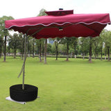 38x15cm,Black,Oxford,Cloth,Round,Sandbag,Outdoor,Support,Umbrella,Sunshade,Sandbag