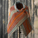 Women's,Scarf,Casual,Multicolor,Stripes,Round,Scarves,Shawls