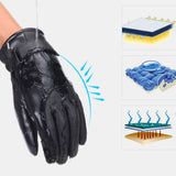 Unisex,Charging,Heating,Touchscreen,Outdoor,Winter,Electric,Riding,Waterptoof,Windproof,Leather,Gloves