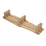 Wooden,Hanger,Clothes,Mounted,Hanging,Towel,Retractable