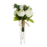 Bride,Holding,Artificial,Flowers,Floral,Wedding,Bouquet,Romantic,Decor,Supplies