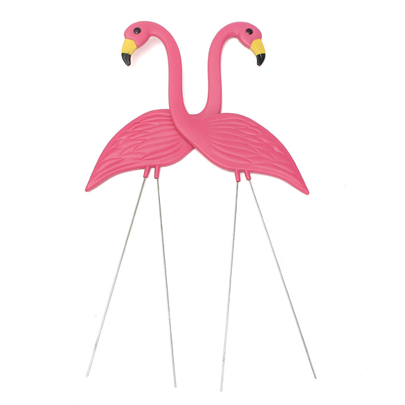 Flamingos,Plastic,Garden,Decorations,Ornaments,Retro,Statue