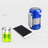 Outdoor,Portable,Camping,Lantern,Solar,Light,Waterproof,Emergency