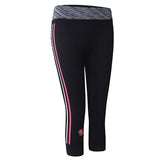 Women,Letter,Printed,Pants,Seventh,Length,Fitness,Legging
