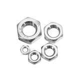 Suleve,MXSN1,50Pcs,Stainless,Steel,Metric,Coarse,Pitch,Screw,Thread,Hexagon