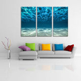 Miico,Painted,Three,Combination,Decorative,Paintings,Light,Seawater,Decoration