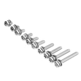 Suleve,M6SP1,50Pcs,Stainless,Steel,Phillips,Machine,Screw,Washer,Asortment