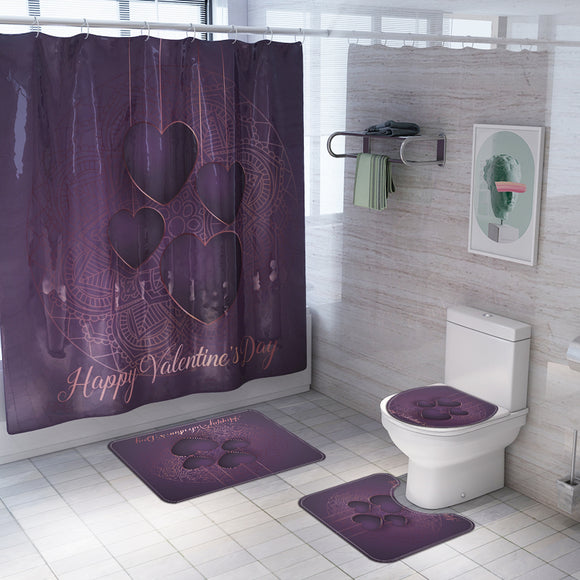 Honana,Bathroom,Waterproof,Shower,Curtain,Toilet,Cover,Pedestal,Bathroom,Decoration