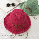 Women,Foldable,Sunscreen,Bucket,Straw,Outdoor,Casual,Travel,Beach,Floppy