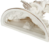 Cupid,Angel,Plaster,Corbel,Shelf,Resin,Figurine,Flower,Insert,Decor