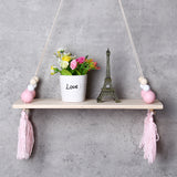Floating,Tassel,Floating,Swing,Shelf,Hanging,Storage,Decorations
