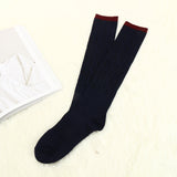 Women,100%Cashmere,Solid,Thick,Comfort,Winter,Stocking