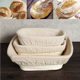Sizes,Bread,Proving,Storage,Baskets,Banneton,Brotform,Dough,Rattan,Linen,Liner