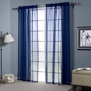 Europe,Style,Punching,Sheer,Curtain,Balcony,Bedroom,Living,Window,Screen,Decor