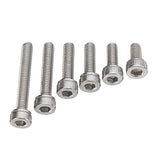 Suleve,M3SH5,50Pcs,Stainless,Steel,Socket,Screws,Bolts,Optional,Length