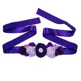 Beauty,Flower,Satin,Flower,Wedding,Dress,Waist