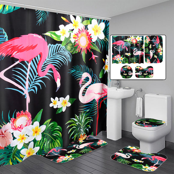 Bathroom,Carpet,Toilet,Cover,Shower,Curtain,Polyester,Fabric