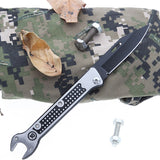 KT301,148mm,Stainless,Steel,Pocket,Folding,Blade,Multifunctional,Wrench,Outdoor,Survival,Tools