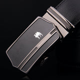 125CM,Business,Cowhide,Genuine,Leather,Luxury,Belts,Durable,Automatic,Buckle,Trousers