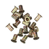 Suleve,MXZN6,115Pcs,Mixed,Plated,Rivet,Rivnuts,Blindnuts,Nutserts,Insert,Rivet,Assortment