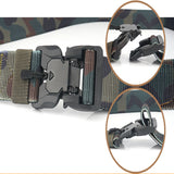 125cm,Nylon,Camouflage,Tactical,Plastic,Magnetic,Buckle