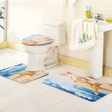 45x75cm,Bathroom,Beach,Starfish,Shell,Pattern,Toilet,Cover,Pedestal