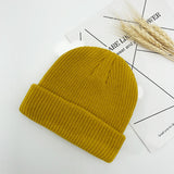 Unisex,Solid,Color,Knitted,Skull,Beanie