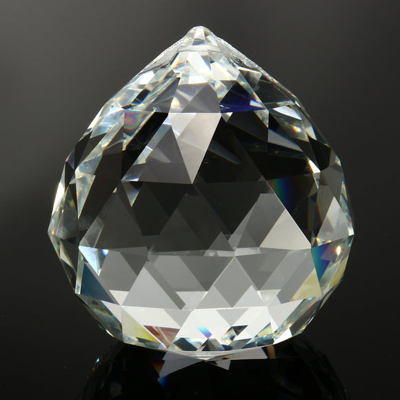 100mm,Chandelier,Clear,Glass,Crystal,Round,Faceted,Prism,Pendants,Decorations