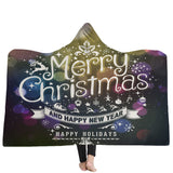 Christmas,Printing,Plush,Wearable,Battle,Royale,Hooded,Blankets,Layers