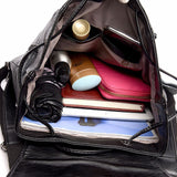 Leather,Backpack,Ladies,Casual,Shoulder,Outdoor,Hunting,Travel,Rucksack