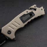 OUTDOORS,Infantry,Tactical,Folding,Knifes,Outdoor,Survival,Tools,Corkscrew,Blade