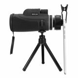 40x60,Monocular,Ultra,Optical,Light,Night,Vision,Telescope,Tripod,Phone