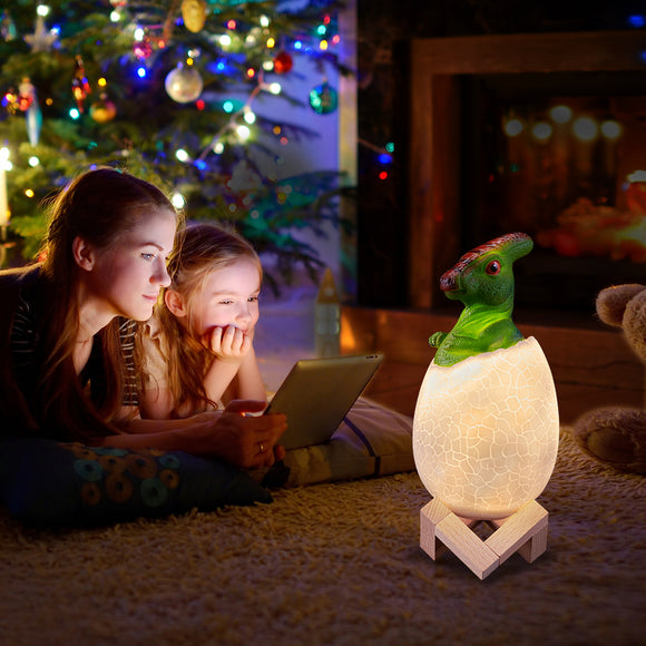 Loskii,Decorative,Deputy,Dinosaur,Smart,Night,Light,Remote,Control,Touch,Switch,Colors,Nightlight,Christmas,Gifts