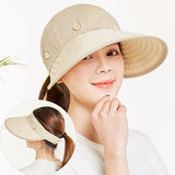 Women,Summer,Sunshade,Removable,Adjustable,Outdoor,Gardening