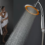 Rotatable,Stainless,Steel,Rainfall,Pressure,Shower,Steel,Holder