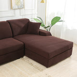 Brown,Stretch,Elastic,Cover,Solid,Slipcover,Washable,Couch,Furniture,Protector,Living