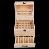 Slots,Essential,Storage,Wooden,Aromatherapy,Organizer,Roller