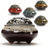 Incense,Burner,Holder,Ceramic,Aromatherapy,Diffuser,Copper