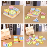 Wooden,Shape,Paired,Cognitive,Preschool,Learning