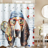 Modern,Animal,Waterproof,Polyester,Shower,Curtain,Octopus,Pattern,Plastic,Hooks,Shower
