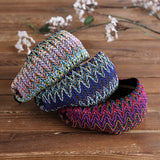 Bohemian,Style,Headband,Ethnic,Style,Colorful,Striped,Fabric,Travel,Leisure