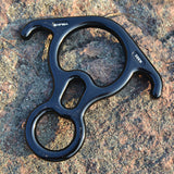 Xinda,Camping,Eight,Rings,Descender,Climbing,Mountaineering,Downwards,Protector,Device