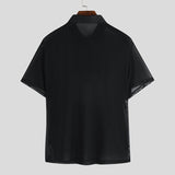 INCERUN,Men's,Through,Sport,Henley,Shirts,Muscle,Short,Sleeve,Shirts