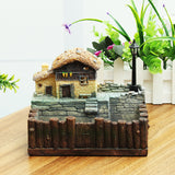 Lighting,Glasse's,Cabin,Craft,Ornaments,Magic,Lantern,House,Planter,Bonsai,Decorations
