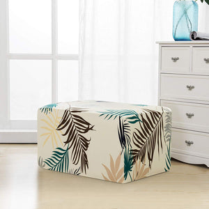 Printed,Stool,Elastic,Stool,Cover,Detachable,Rectangular,Ankle,Cover